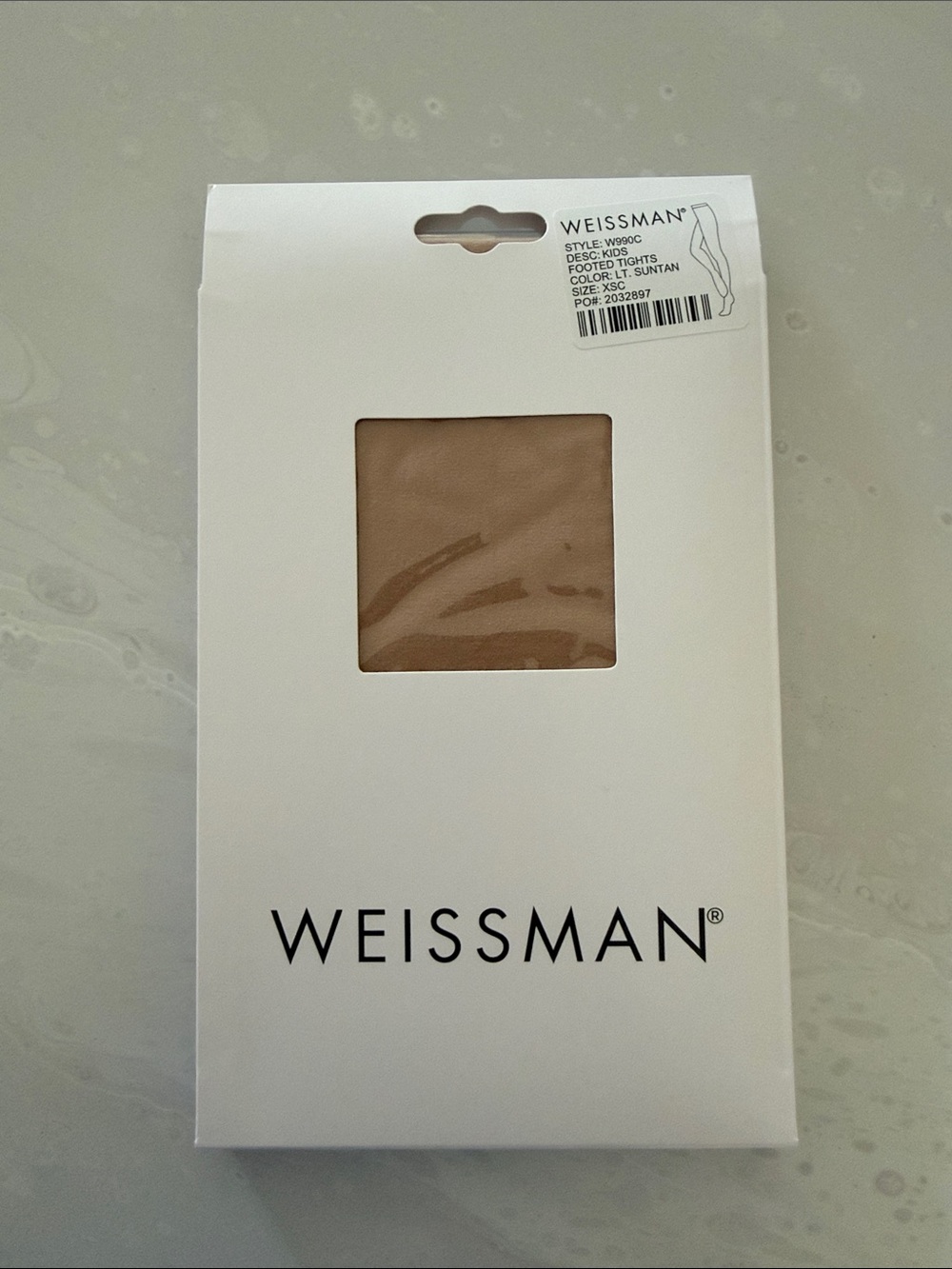 Weissman dance tights size XS 4/5 NEW
